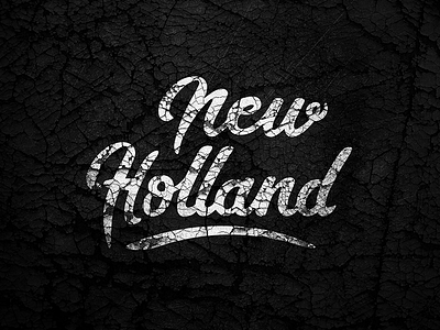 New Holland brand branding calligraphy handlettering logo logotype typo typography