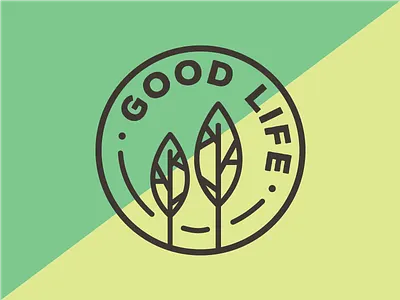 Good Life - Branding branding food icon leaf logo modern monogram organic pattern