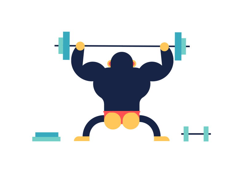 Google animation ape circus difficult gif hard liftin loop shaky weights