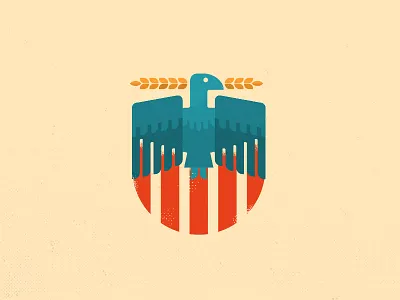 Amereagle america badge donald trump is a nightmare eagle logo shield