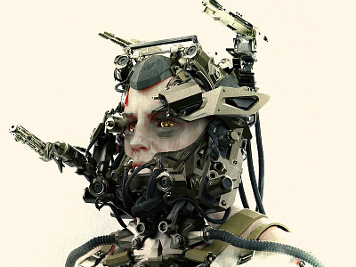One Man Army 3d 3ddesign conceptart hardsurface helmet study zbrush