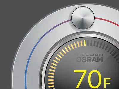 Room Temperature Control controls heating home iot room temperature touch ui ux