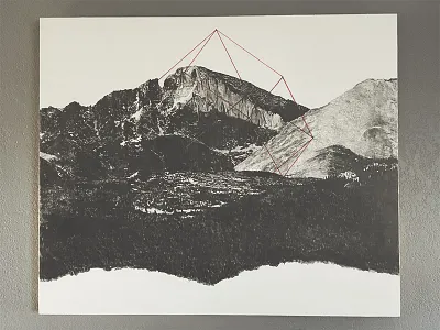 Longs Peak Polyhedron colorado drawing longs peak mountain peak pencil polygon polyhedron rocky mountain national park