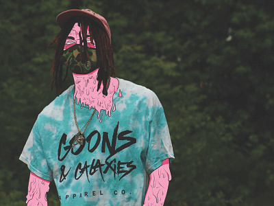 Grime Art color grime grime art illustration slime streetwear tie dye trippy