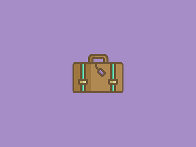 November 18: Suitcase 365cons briefcase case daily icon diary icon luggage suitcase travel