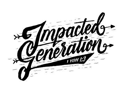 Impacted Generation dexsar font fonts handlettering lettering majestype type