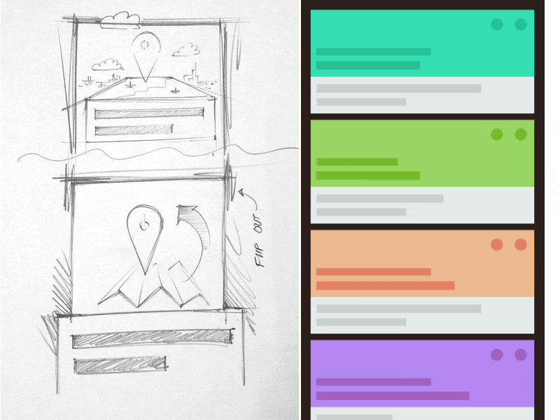 groovy check in (list items) check in long press instant check in longpress mobileux sketch to swag