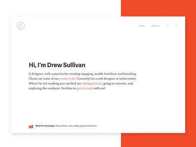 Portfolio feedback personal portfolio ui web website work