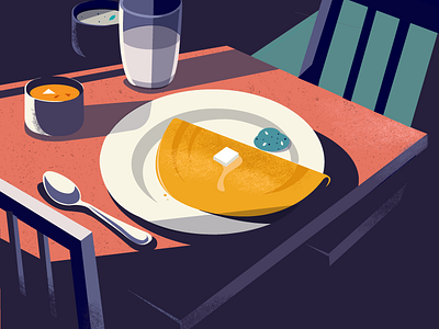 Morning - Breakfast bangalore breakfast chutney dosa illustration india morning pancakes sambar sunday