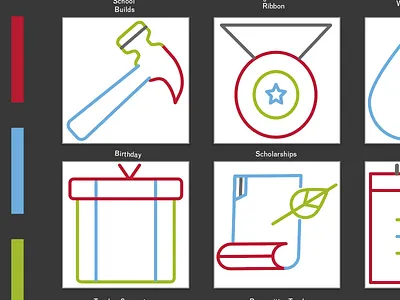 Icons for Diyalo Foundation icons nonprofit