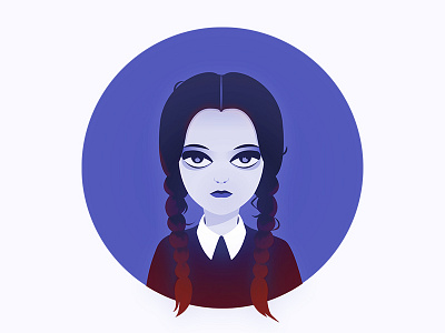 Wednesday addams illustration movie wednesday