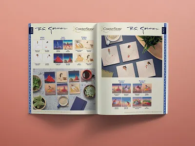 R.C. Gorman Sales Sheet for Merchant Buyers advertising art branding document design home decor pattern product development