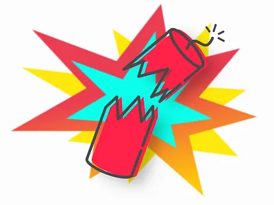 firecracker doodle bam colorful doodle firecracker pop pow