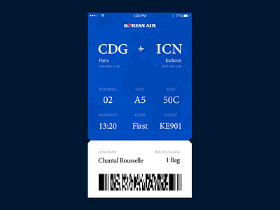 Daily UI 02 Boarding pass boarding pass daily flight gui project ui