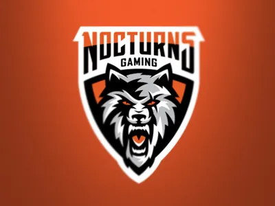 Nocturns Gaming branding esport graphic maniac nocturns gaming sports identity sports logo wolf