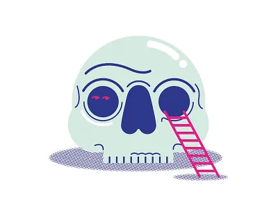 Skull digital illustration