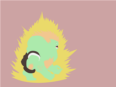 Blanka animation art character console flatdesign game gif graphic illustration sketch 2d streetfighter