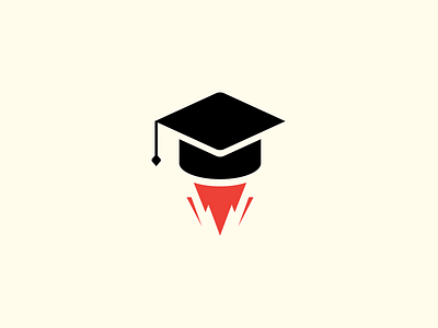 Enrollment Boosters. booster enrollment fly graduate hat logo logotype rockets study