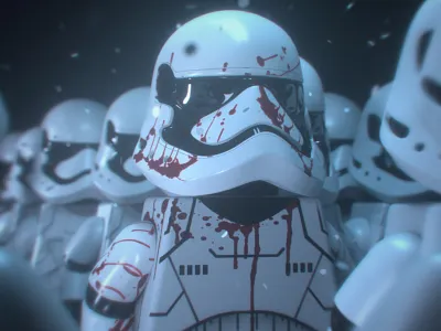 2016.11.//019// 3d cinema4d design graphics lego lighting motion octane render starwars stormtrooper