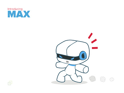 MAX assistant bot cute robot