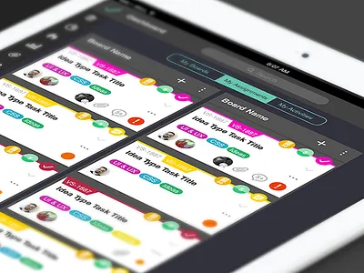 VivifyScrum Tablet Version agile app ipad kanban mobile organise scrum tablet