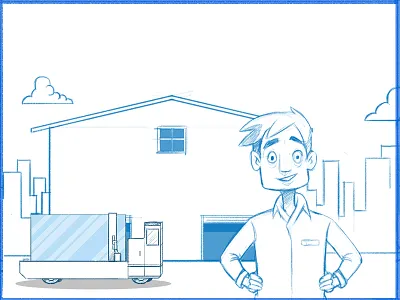 STYLE CONCEPT 2 2d animation aftereffects cartoon debut explainer video graphics illustrations motion office sketch vector