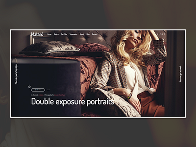 Mataro - Photography, Portfolio and Gallery WordPress Theme ajax animations creative peenapo photography portfolio slider theme web design wordpress