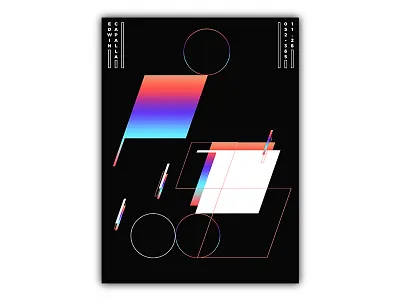 052 abstract art challenge design everyday glitch illustration poster