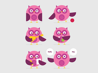 Owl Mascot animal illustration mascot owl vector