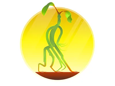 Little Bowtruckle affinity designer bowtruckle character fantastic beasts graphic harry potter illustration light magic plant vector warm