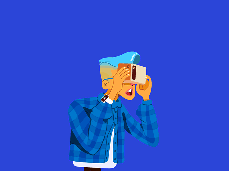 Google Mobile Day animation gadgets google icon illustration mobile motion ui ux
