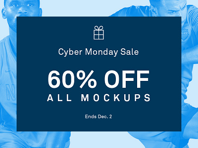 Cyber Monday Sale cyber monday discount jersey logo mockups online shop sale sports templates topography uniform