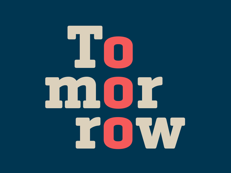 Tomorrow barcelona emtype font newfont slab type typography