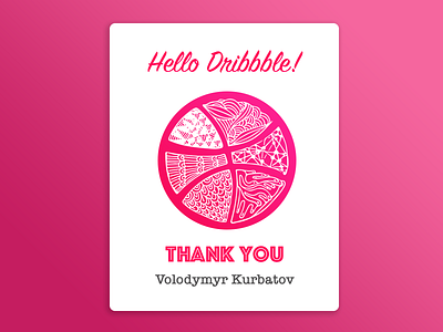 Dribbble Debuts chinese plastic bag debuts dribbble first hello invite zentangle