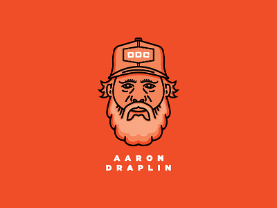 Draplin tonight aaron draplin ddc draplin illustration line offset sticker vector