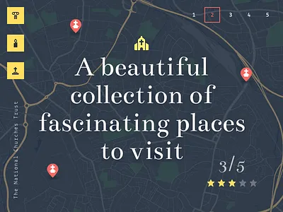 Explore Churches church dark location map pin religious search website