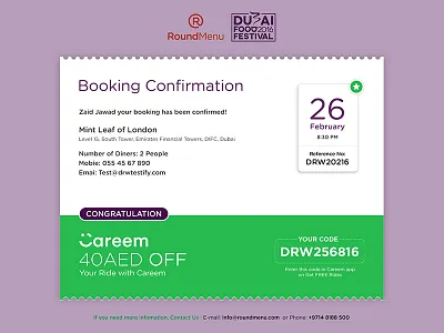 Booking Confirmation Screen booking confirmation confirmation date confirm thank you