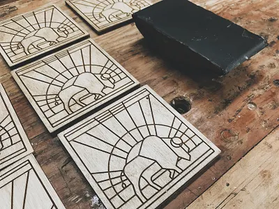 Buffalo Wooden Coasters bar bmco branding buffalo buffalo made buffalo ny coaster wood