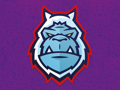 Abominable 90s abominable beast bigfoot cryptid logo mascot monster sasquatch snowman sports yeti