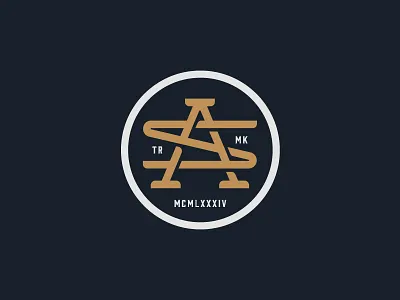 Schmidt & Ancel illustration lockup monogram simplicity vector