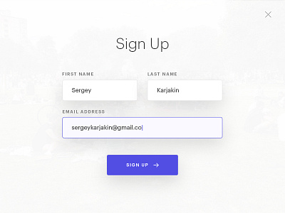 Daily UI - Day 1 daily dailyui day 1 sign up ui