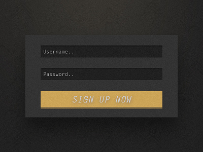 [UI DAY 01] - Sign Up (Daily UI) daily dailyui dark design interface photoshop ui visual