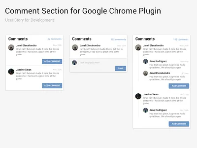 Chrome Plugin UI add comment chrome comments plugin thread ui web web development