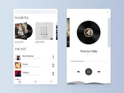 Billboard - Music App 1 app ui music