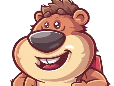 Hamster character funny game hamster illustration vector