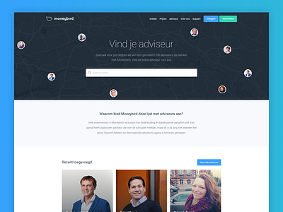 Search for an accountant at Moneybird.nl accountant moneybird search website