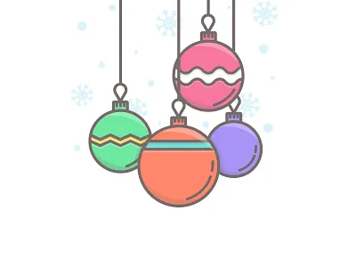 Baubles baubles christmas holiday snow winter