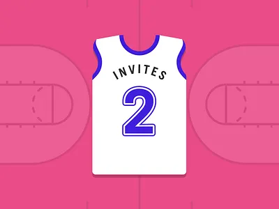 2 Dribbble Invites Giveaway basketball competition draft dribbble giveaway invite invites jersey nba