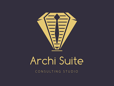 Architect Concept Logo architecture brand design draft logo