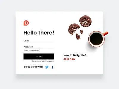 Login box box log in login popup signup website